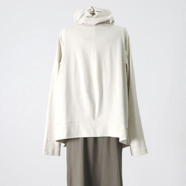 Drape Hoodie Cardigan　ECRU No.5