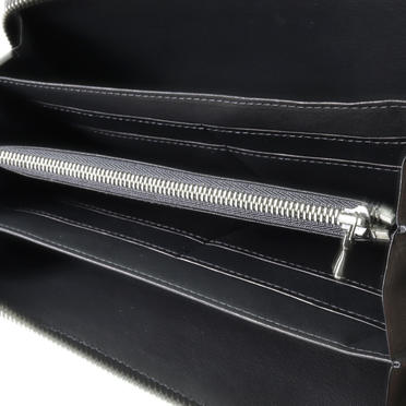 LAMB LEATHER LONG WALLET　BLACK No.5