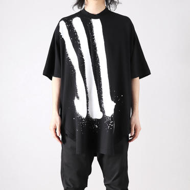 NIL ROUND T-SHIRT　BLACK No.11