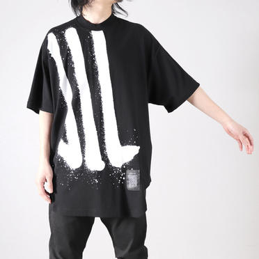 NIL ROUND T-SHIRT　BLACK No.14