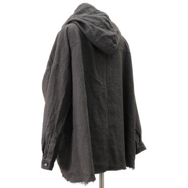 Over Size Hoodie Shirts　D.GREY No.4