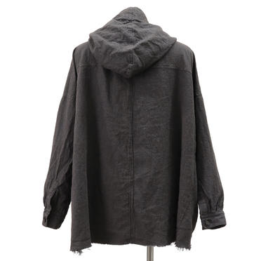 Over Size Hoodie Shirts　D.GREY No.5