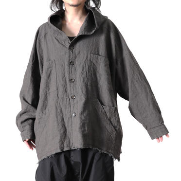 Over Size Hoodie Shirts　D.GREY No.17