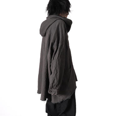 Over Size Hoodie Shirts　D.GREY No.21
