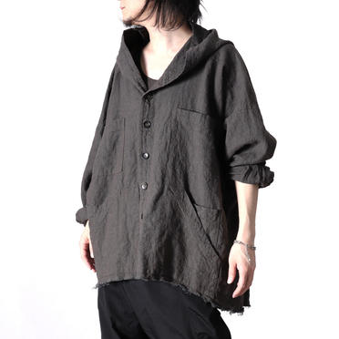 Over Size Hoodie Shirts　D.GREY No.22