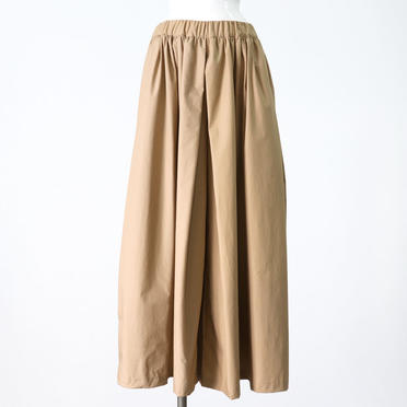 front tucked flare wide leg PT　BEIGE No.1