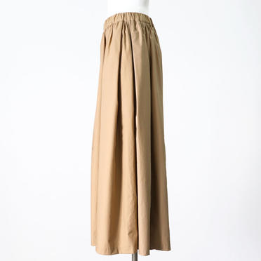 front tucked flare wide leg PT　BEIGE No.3