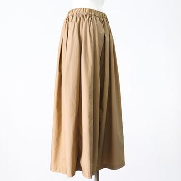 front tucked flare wide leg PT　BEIGE No.4