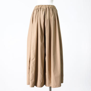 front tucked flare wide leg PT　BEIGE No.5