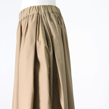 front tucked flare wide leg PT　BEIGE No.8