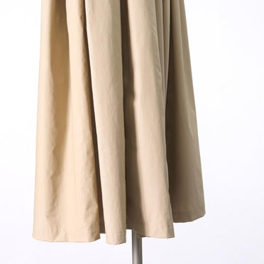 front tucked flare wide leg PT　BEIGE No.10