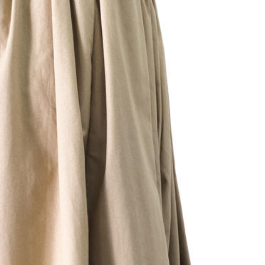 front tucked flare wide leg PT　BEIGE No.12