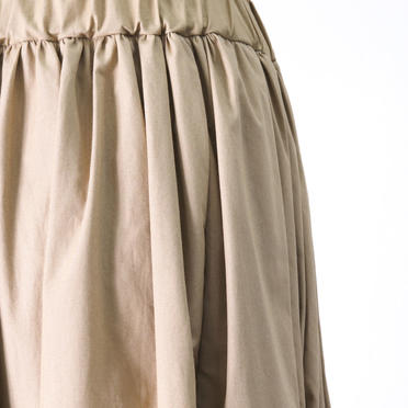 front tucked flare wide leg PT　BEIGE No.13