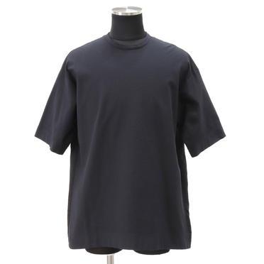 vital　Fabric Combi Big tee　BLACK No.1