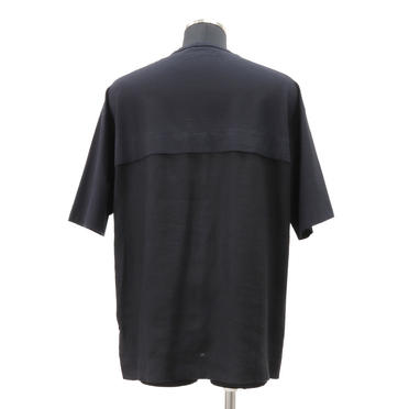 vital　Fabric Combi Big tee　BLACK No.5