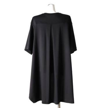 back long t-shirt　BLACK No.5