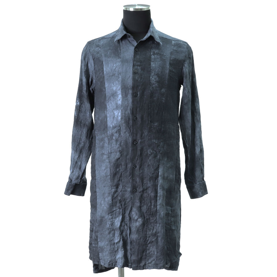 Kagozome Linen Long Shirts　D.NAVY　arco LIMITED EDITION