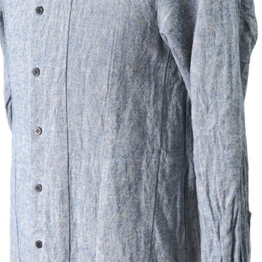 Linen Cambray Triple Wash Long Shirts　BLUE　arco LIMITED EDITION No.10