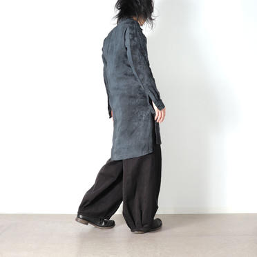 Kagozome Linen Long Shirts　D.NAVY　arco LIMITED EDITION No.24