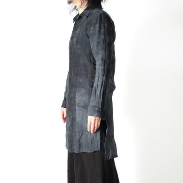 Kagozome Linen Long Shirts　D.NAVY　arco LIMITED EDITION No.16