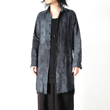 Kagozome Linen Long Shirts　D.NAVY　arco LIMITED EDITION No.19