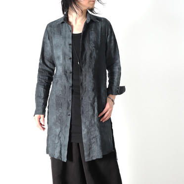 Kagozome Linen Long Shirts　D.NAVY　arco LIMITED EDITION No.20