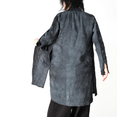 Kagozome Linen Long Shirts　D.NAVY　arco LIMITED EDITION No.21