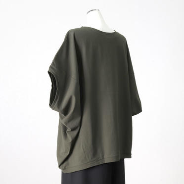 crew neck cocoon wide P/O　C.GRAY No.4