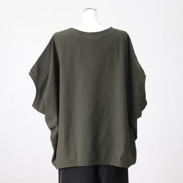 crew neck cocoon wide P/O　C.GRAY No.5