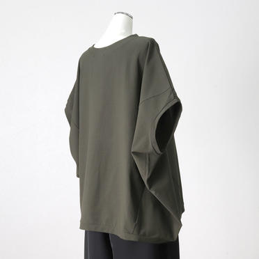 crew neck cocoon wide P/O　C.GRAY No.6