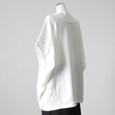 crew neck cocoon wide P/O　OFF WHITE No.4