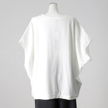 crew neck cocoon wide P/O　OFF WHITE No.5