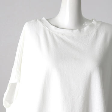 crew neck cocoon wide P/O　OFF WHITE No.7