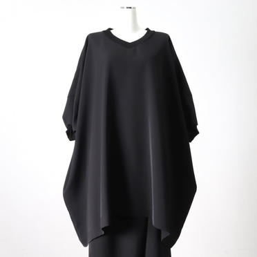 V neck wide OP　BLACK No.1