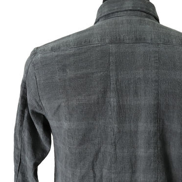 Dyed Check Long Shirts　GREY No.9