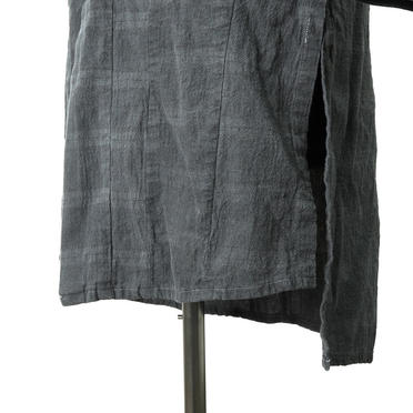 Dyed Check Long Shirts　GREY No.13