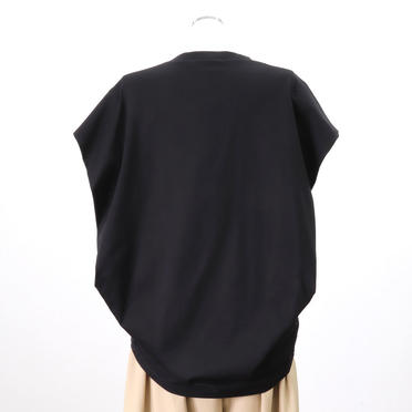 boat neck cocoon N/S P/O　BLACK No.5