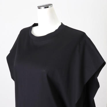 boat neck cocoon N/S P/O　BLACK No.7