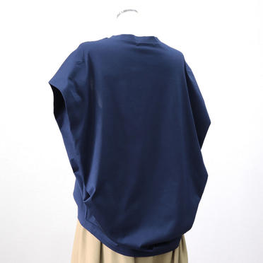 boat neck cocoon N/S P/O　BLUE No.4