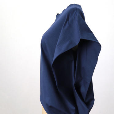 boat neck cocoon N/S P/O　BLUE No.8