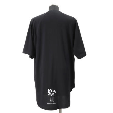 Jesse Draxler Print Round T Shirt ver.1　BLACK No.5