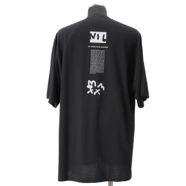 Kamon Print T Shirt　BLACK No.5