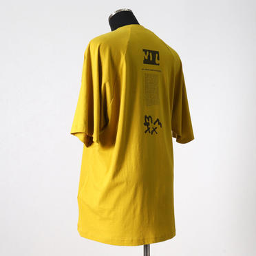 Kamon Print T Shirt　MUSTARD No.4