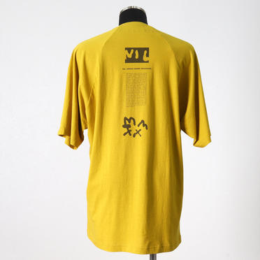 Kamon Print T Shirt　MUSTARD No.5