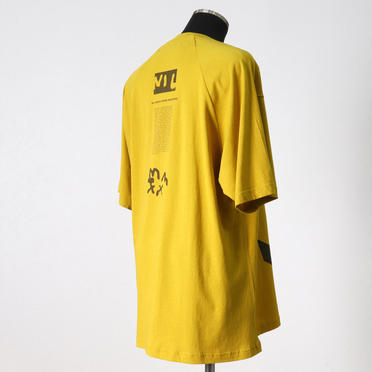 Kamon Print T Shirt　MUSTARD No.6