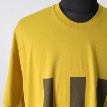 Kamon Print T Shirt　MUSTARD No.7