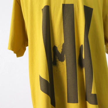 Kamon Print T Shirt　MUSTARD No.10