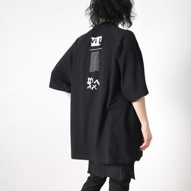 Kamon Print T Shirt　BLACK No.16