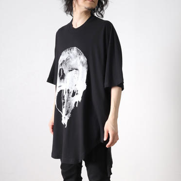 Jesse Draxler Print Round T Shirt ver.1　BLACK No.14