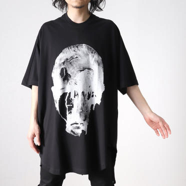Jesse Draxler Print Round T Shirt ver.1　BLACK No.17
